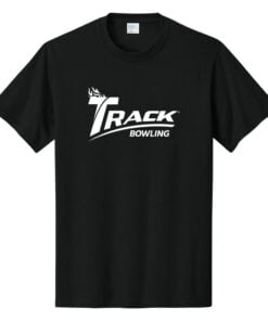 Track CoolWick Men's Tall Bowling T-Shirt - Jet Black