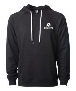 Ebonite CoolWick Unisex Loopback Terry Bowling Hoodie - Black