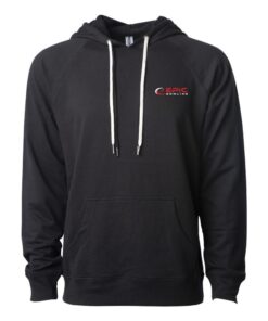 Epic CoolWick Unisex Loopback Terry Bowling Hoodie - Black
