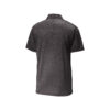CoolWick Men's Ombre Heather Bowling Polo - Iron Grey/Black (back)