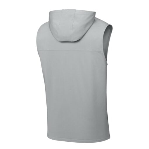 ST858 Sleeveless Hooded 1/4-Zip back - Silver