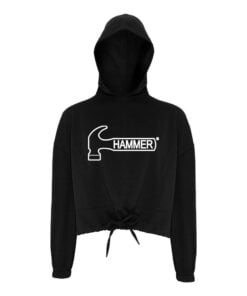 Hammer CoolWick Women's Cropped Bowling Hoodie - Black