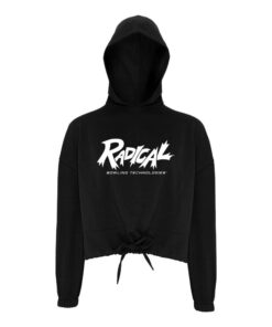 Radical CoolWick Women's Cropped Bowling Hoodie - Black