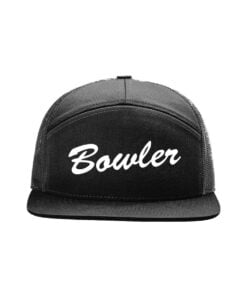 Bowler CoolWick Richardson 7-Panel Bowling Style Hat - Black