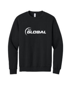 900 Global CoolWick Men's NuBlend Crewneck Bowling Sweatshirt - Black