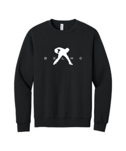 Belmo CoolWick Men's NuBlend Crewneck Bowling Sweatshirt - Black