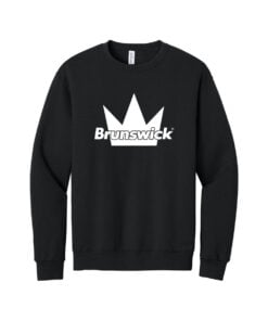 Brunswick CoolWick Men's NuBlend Crewneck Bowling Sweatshirt - Black