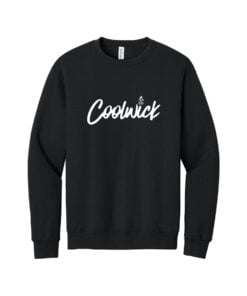 CoolWick CoolWick Men's NuBlend Crewneck Bowling Sweatshirt - Black