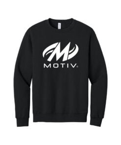 Motiv CoolWick Men's NuBlend Crewneck Bowling Sweatshirt - Black