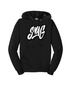 Swag CoolWick Men's NuBlend Jerzees Pullover Bowling Hoodie - Black