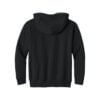 CoolWick Youth NuBlend Pullover Bowling Hoodie back - Black
