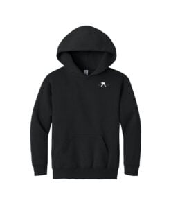 Belmo CoolWick Youth NuBlend Pullover Bowling Hoodie - Black