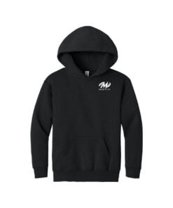 Motiv CoolWick Youth NuBlend Pullover Bowling Hoodie - Black