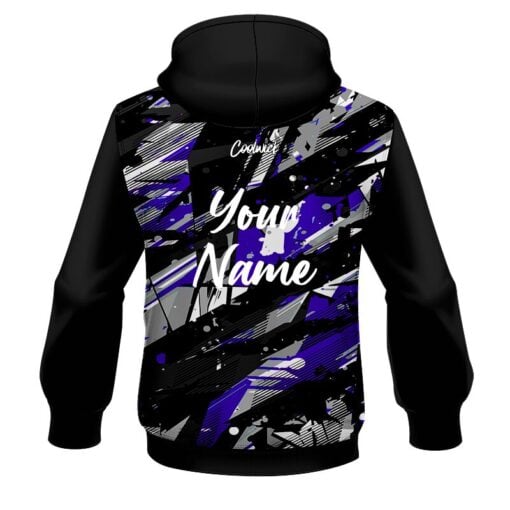 Coolwick ELITE Empire Purple White Hoodie Back