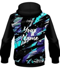 Coolwick ELITE Empire Teal Purple Hoodie Back