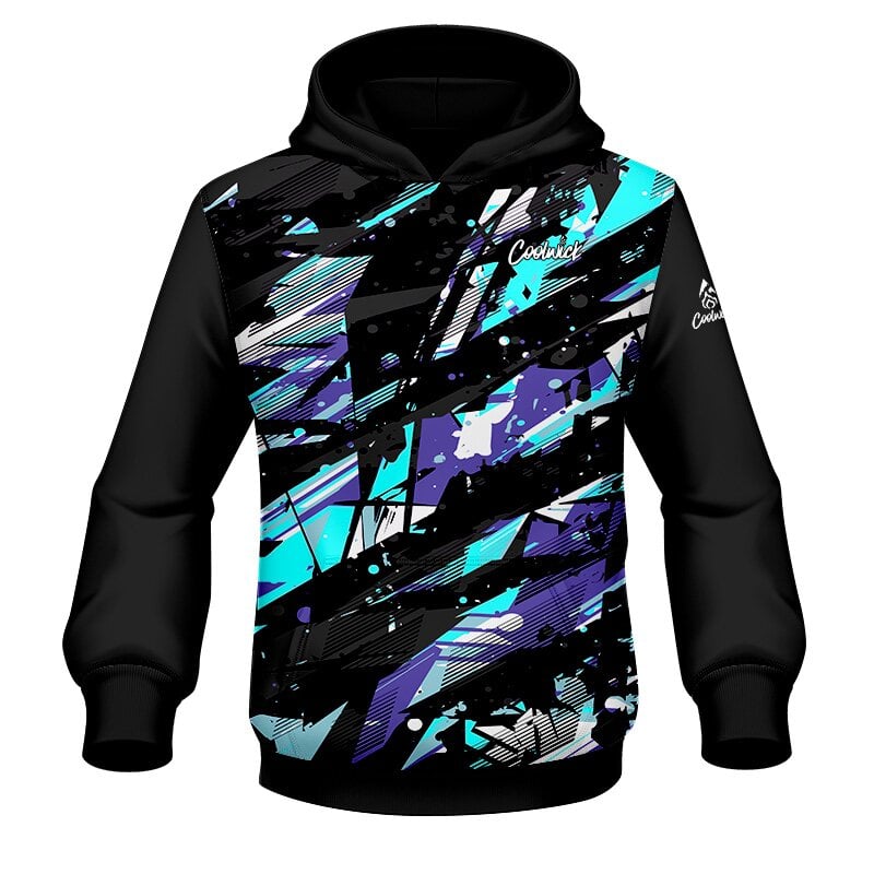 Coolwick ELITE Empire Teal Purple Hoodie Front