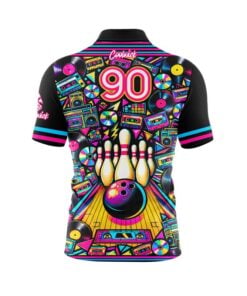 Alternative view of 90s Bowling Fast Track CoolWick Bowling Jersey