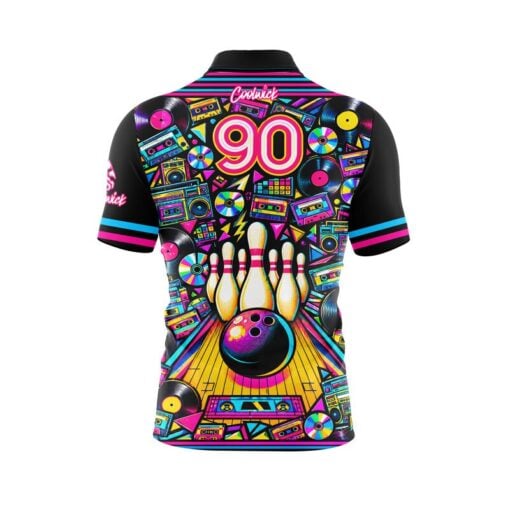 90s Bowling Fast Track CoolWick Bowling Jersey - Image 2