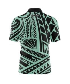 Alternative view of Aqua Tribe Fast Track CoolWick Bowling Jersey