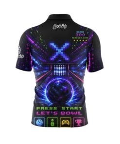 Alternative view of Game On Fast Track CoolWick Bowling Jersey