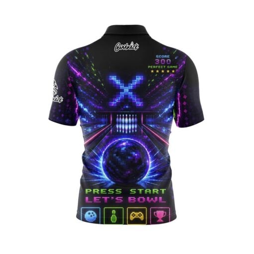 Game On Fast Track CoolWick Bowling Jersey - Image 2
