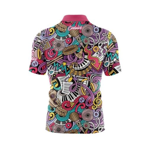 Music Groove Fast Track CoolWick Bowling Jersey - Image 2