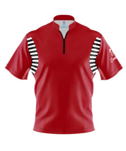 Plain Vintage Collection Red S20R CoolWick Bowling Jersey