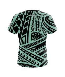 Alternative view of Aqua Tribe CoolWick Bowling Jersey