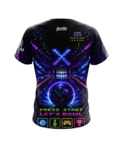 Alternative view of Game On CoolWick Bowling Jersey