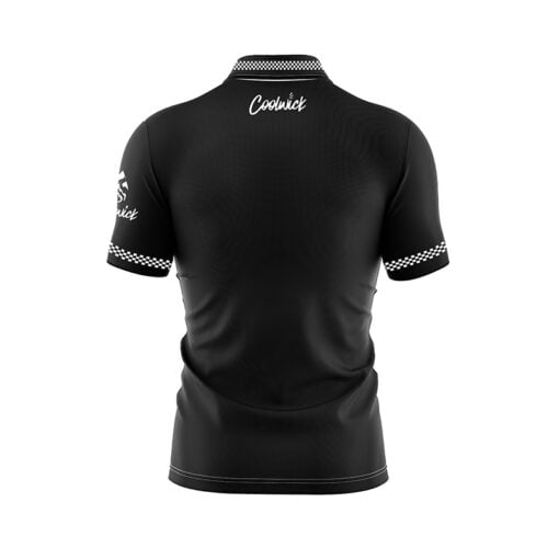 Vintage Collection Black Z90B CoolWick Bowling Jersey Back