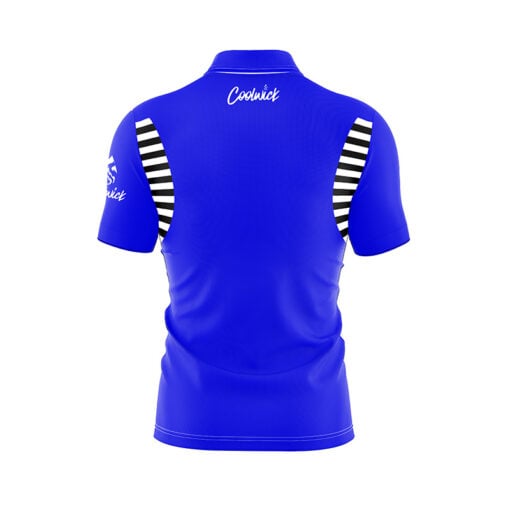 Vintage Collection Blue S20BL CoolWick Bowling Jersey Back