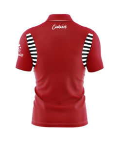 Vintage Collection Red S20R CoolWick Bowling Jersey Back