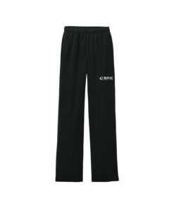 Epic CoolWick Sponge Fleece Men's Bowling Sweatpants - Black