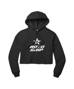 Roto Grip CoolWick Women's Sponge Fleece Cropped Bowling Hoodie - Black