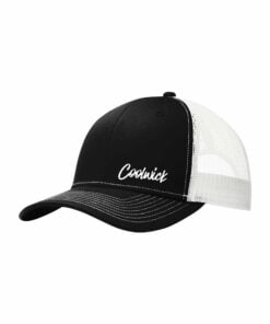 CoolWick CoolWick Snapback Trucker Bowling Hat - Black/White