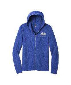 Motiv CoolWick Medal Full-Zip Bowling Hoodie - Deep Royal