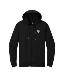 12Bagger CoolWick District Featherweight Full Zip Bowling Hoodie - Black