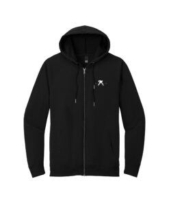 Belmo CoolWick District Featherweight Full Zip Bowling Hoodie - Black