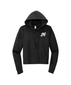 Swag CoolWick Women's Crop Pullover Bowling Hoodie - Black