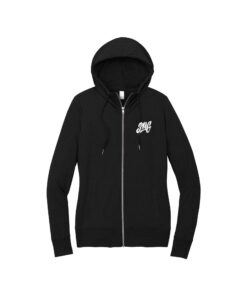 Swag CoolWick Women's District Featherweight Full Zip Bowling Hoodie - Black