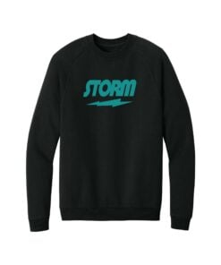 Storm CoolWick District Cloud Fleece Crew Bowling Sweatshirt - Black