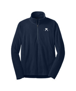 Belmo CoolWick Men's Microfleece 1/2-Zip Bowling Pullover - True Navy