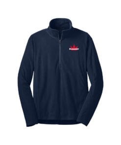 Brunswick CoolWick Men's Microfleece 1/2-Zip Bowling Pullover - True Navy