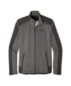 Hammer CoolWick Men's Grid Fleece Bowling Jacket - Grey Smoke Heather/Grey Smoke