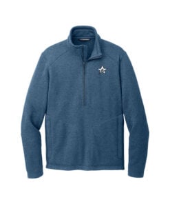 Roto Grip CoolWick Men's Arc Bowling Sweater 1/4 Zip Pullover - Insignia Blue Heather