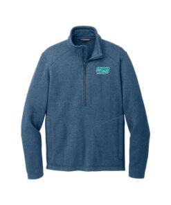 Storm CoolWick Men's Arc Bowling Sweater 1/4 Zip Pullover - Insignia Blue Heather