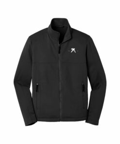 Belmo CoolWick Men's Smooth Fleece Bowling Jacket - Black