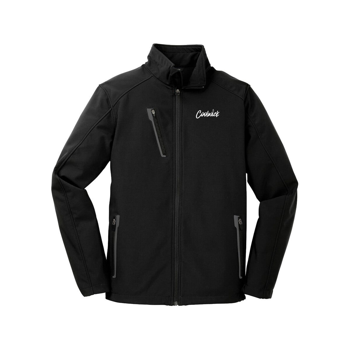 CoolWick CoolWick Men's Welded Soft Shell Bowling Jacket - Black