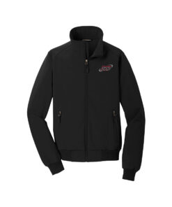 Columbia 300 CoolWick Soft Shell Bomber Bowling Jacket - Black