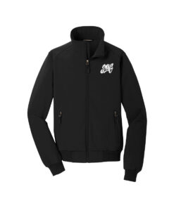 Swag CoolWick Soft Shell Bomber Bowling Jacket - Black